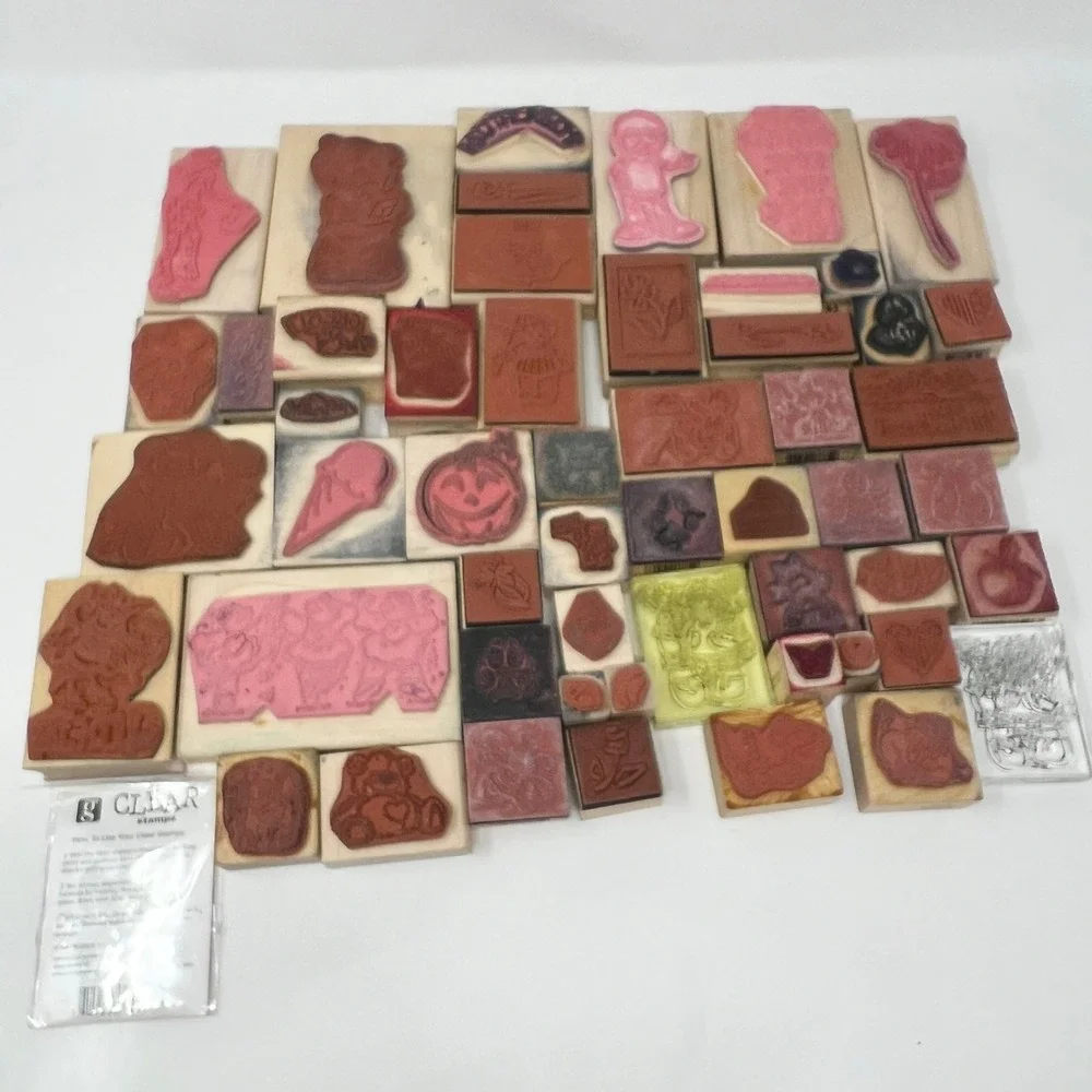 Stampin Up! vintage rubber